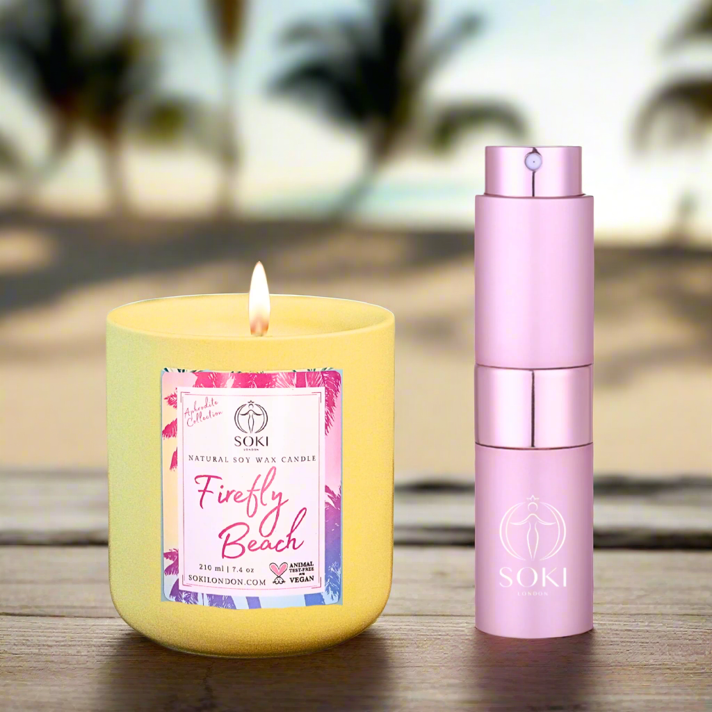 Aphrodite Candle & Travel Spray Bundle
