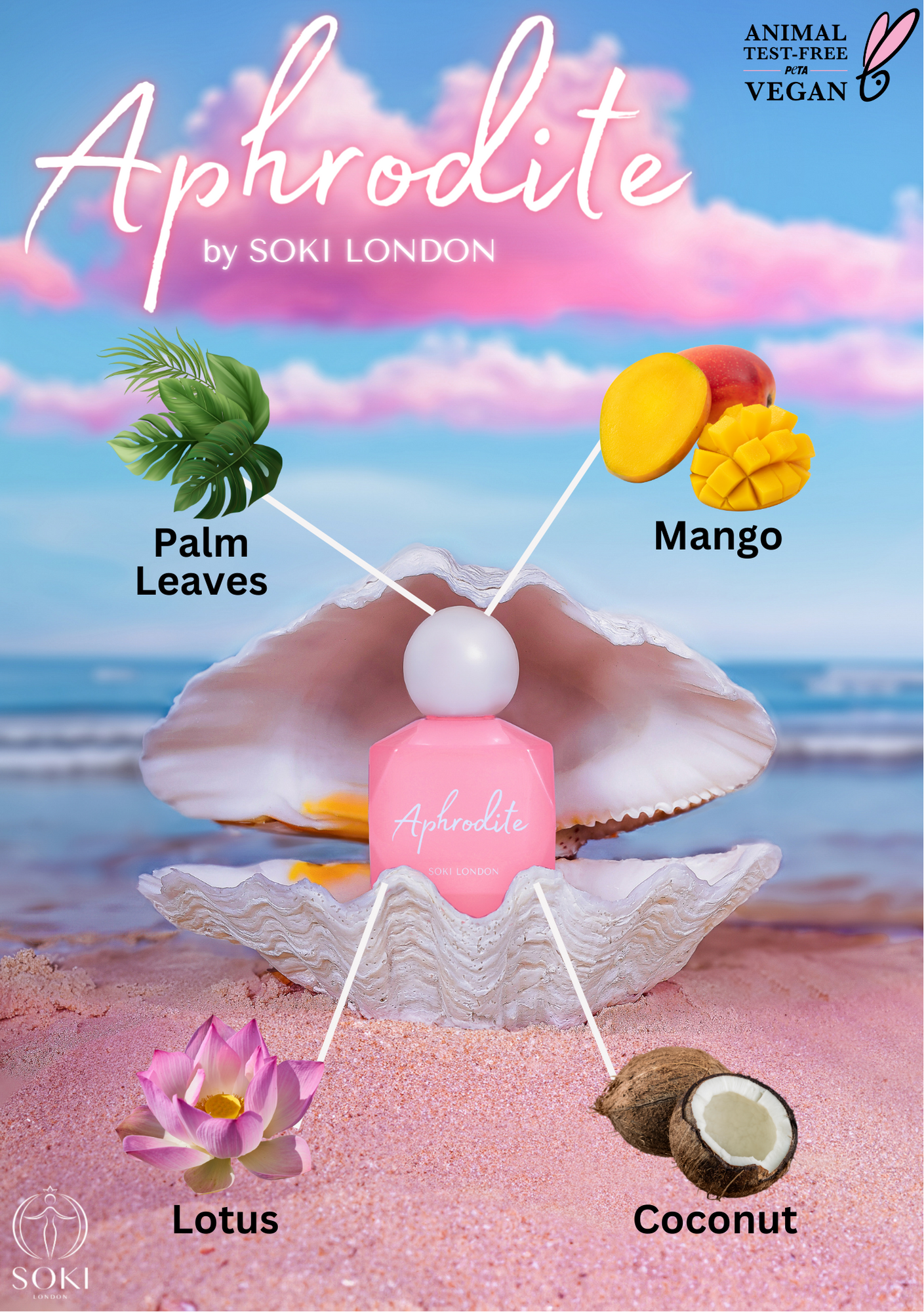 Soki London Aphrodite tropical mango coconut perfume