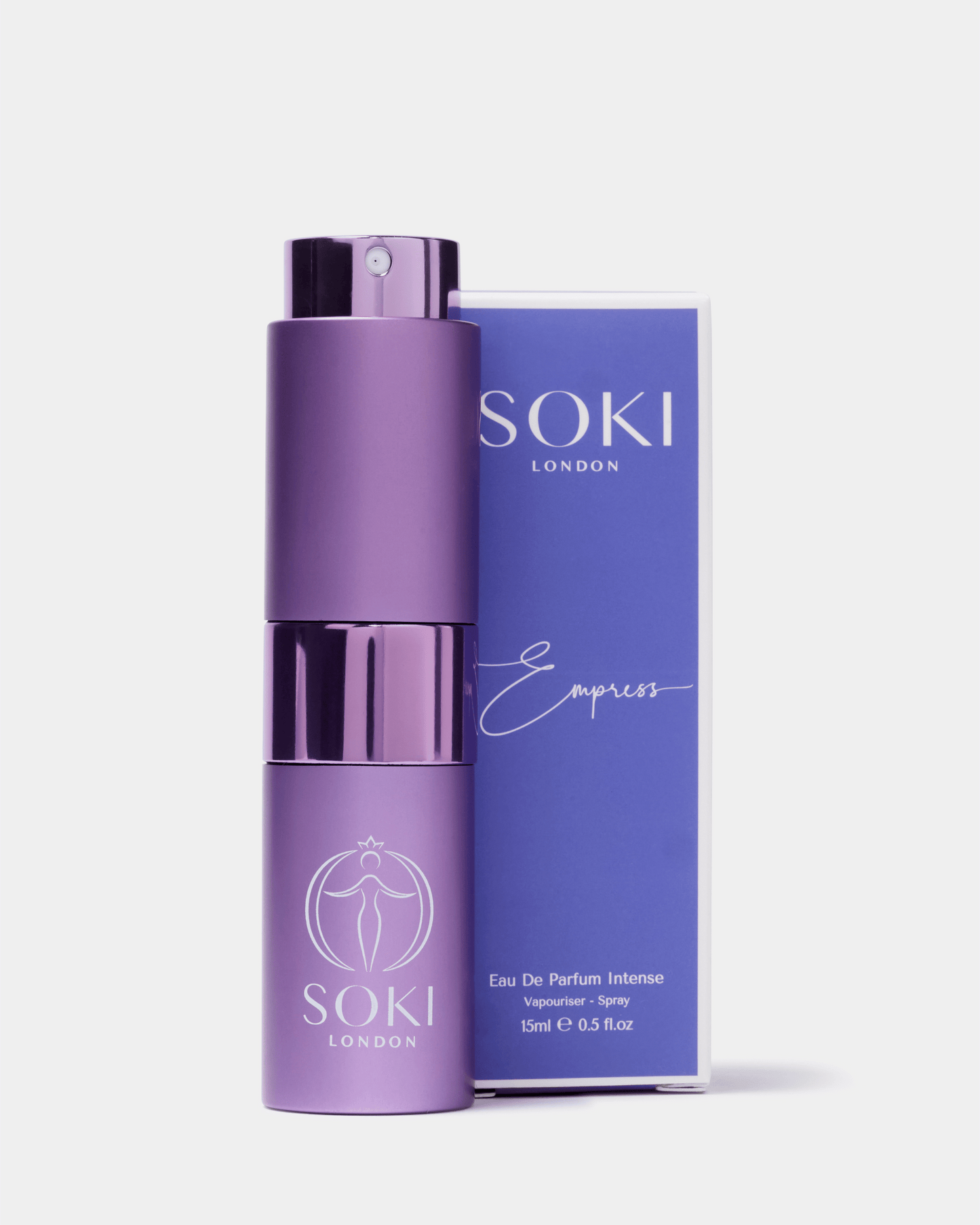 Empress Refillable Travel Spray 15ml – SOKI LONDON Empress Refillable Travel Spray 15ml – SOKI LONDON