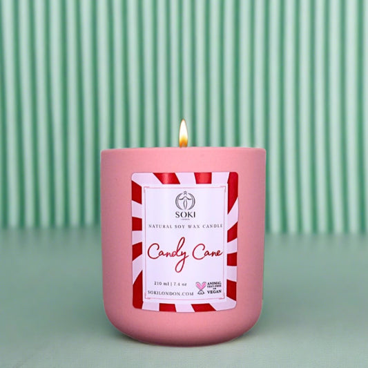 Candy Cane Soy Wax Candle 210ml
